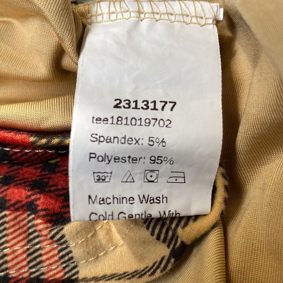 Plaid Shirt with mock neck - Picture 4 of 4